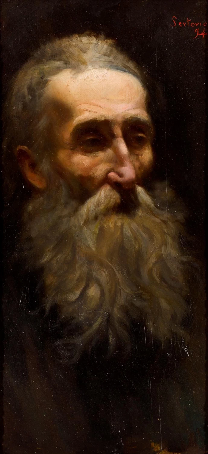 Ritratto di anziano barbuto